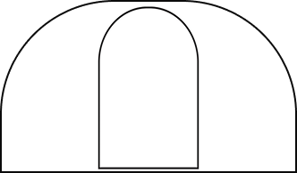 Arched panel shape